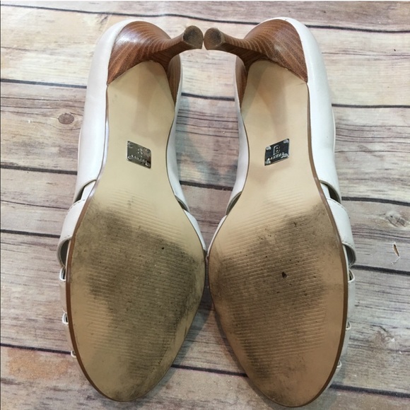 Size 9M Bakers Open Toe Strappy High Heel Shoes - Picture 6 of 8